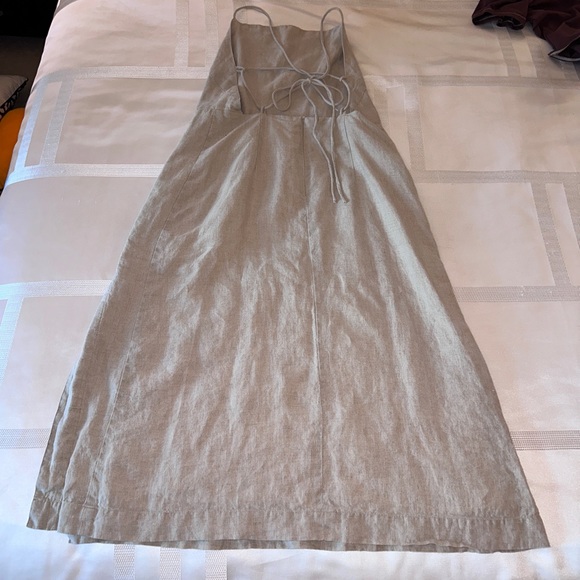 Gorgeous Rowie the label brown midi dress with cross back.  Never worn. - Picture 7 of 15